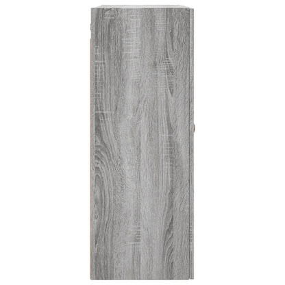 Mobile a Parete Grigio Sonoma 69,5x34x90 cm