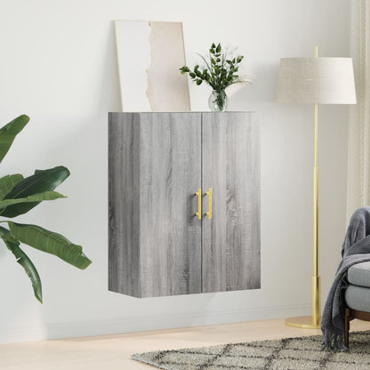 Mobile a Parete Grigio Sonoma 69,5x34x90 cm | homemem39