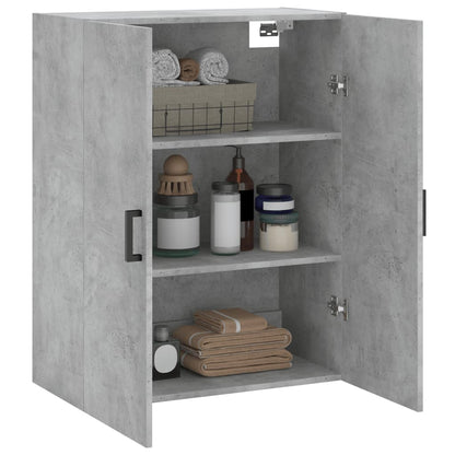 Mobile a Parete Grigio Cemento 69,5x34x90 cm - homemem39