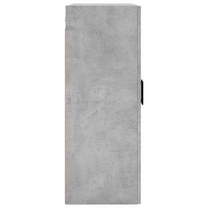 Mobile a Parete Grigio Cemento 69,5x34x90 cm - homemem39