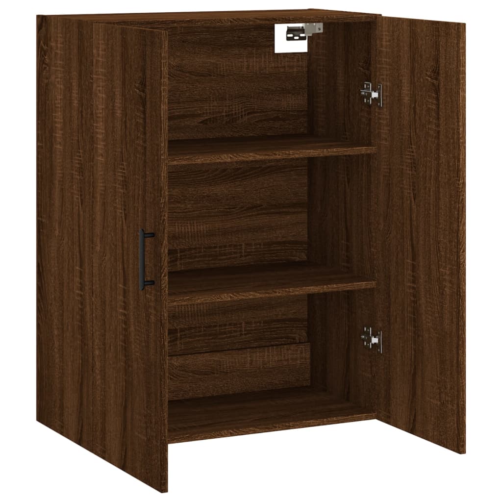 Mobile a Parete Rovere Marrone 69,5x34x90 cm - homemem39