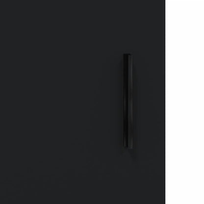 Mobile a Parete Nero 69,5x34x90 cm - homemem39