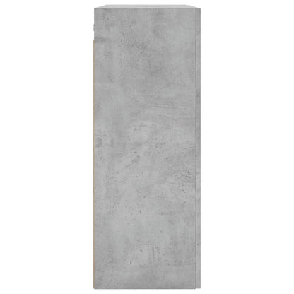 Mobile a Parete Grigio Cemento 69,5x34x90 cm - homemem39
