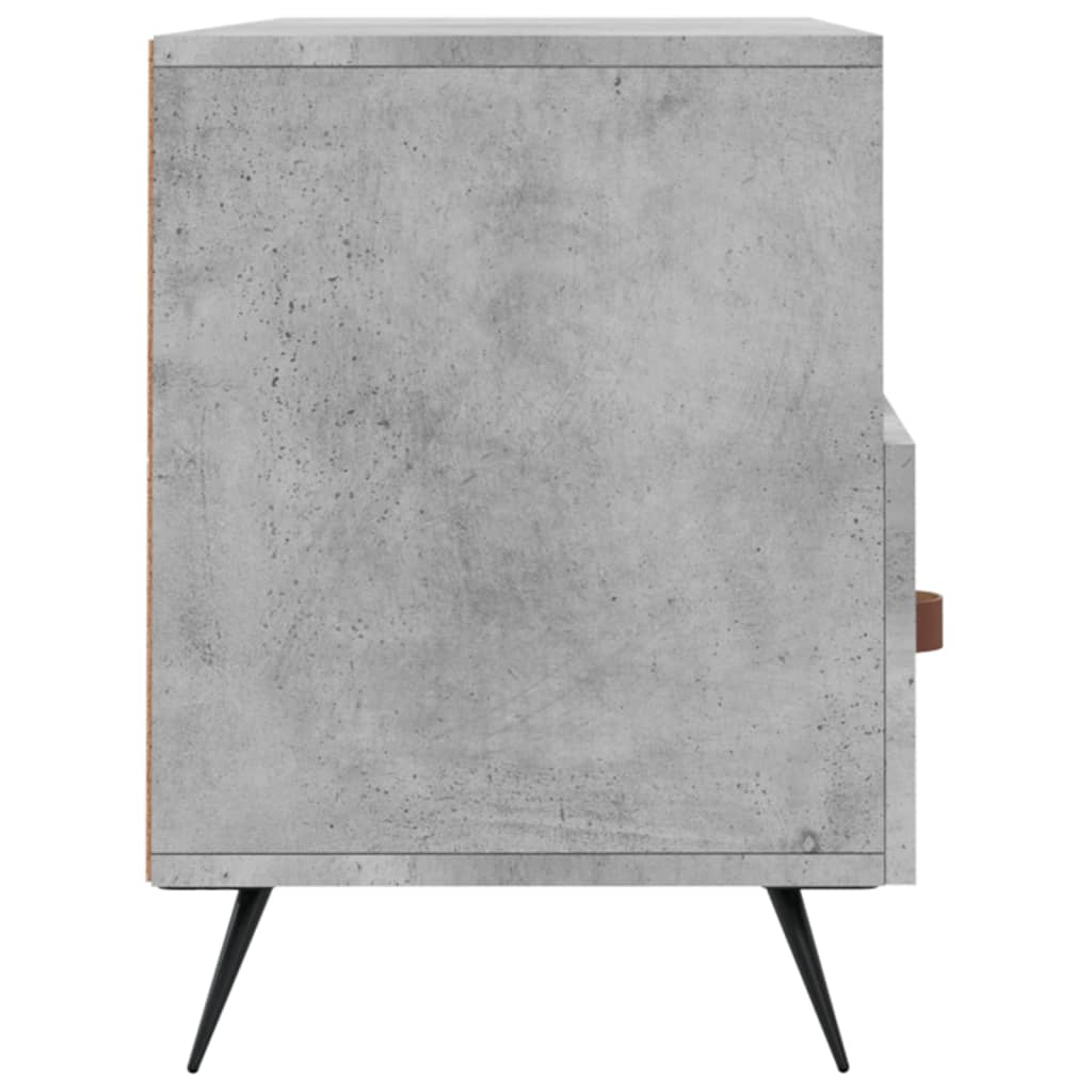 Mobile Porta TV Grigio Cemento 102x36x50 cm Legno Multistrato - homemem39