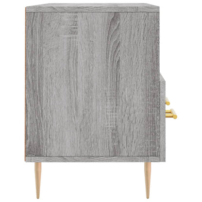 Mobile TV Grigio Sonoma 102x36x50 cm in Legno Multistrato - homemem39