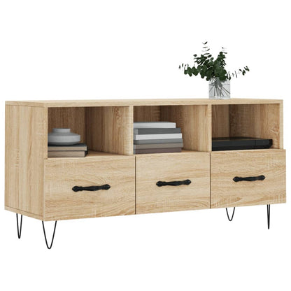 Mobile Porta TV Rovere Sonoma 102x36x50 cm in Legno Multistrato | homemem39
