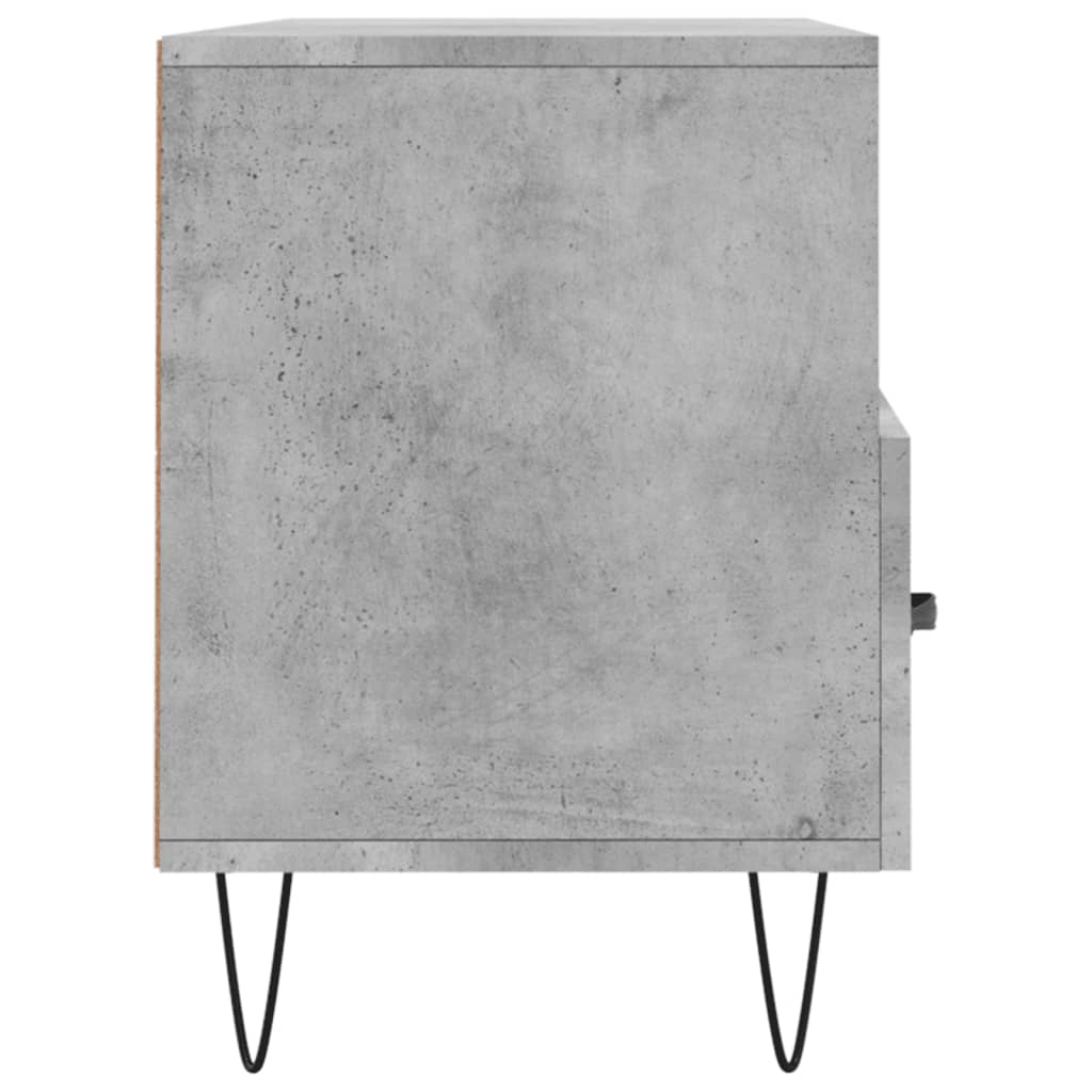 Mobile Porta TV Grigio Cemento 102x36x50 cm Legno Multistrato - homemem39