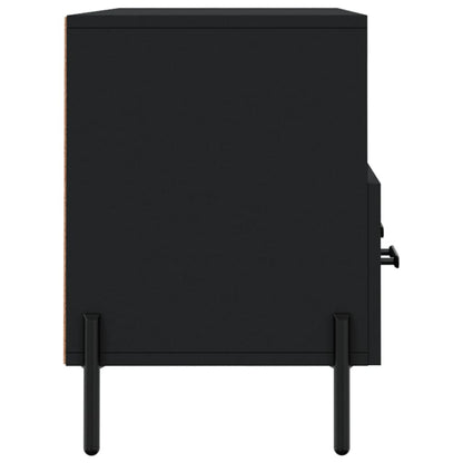 Mobile Porta TV Nero 102x36x50 cm in Legno Multistrato - homemem39