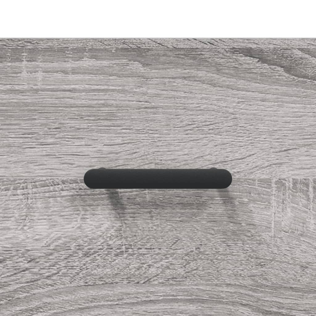 Mobile TV Grigio Sonoma 102x36x50 cm in Legno Multistrato