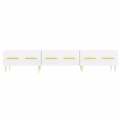 Mobile Porta TV Bianco 150x36x30 cm in Legno Multistrato - homemem39