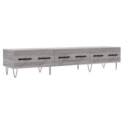 Mobile Porta TV Grigio Sonoma 150x36x30 cm in Legno Multistrato - homemem39