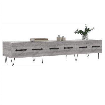 Mobile Porta TV Grigio Sonoma 150x36x30 cm in Legno Multistrato - homemem39