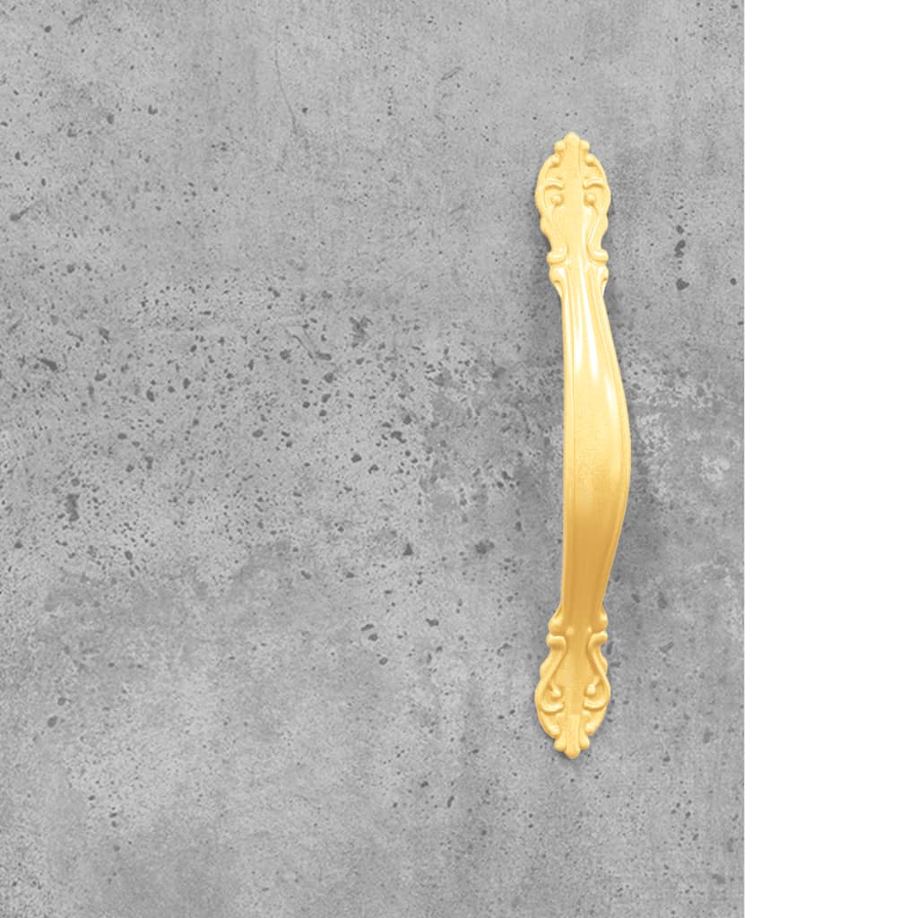 Scrivania Grigio Cemento 140x50x75 cm in Legno Multistrato