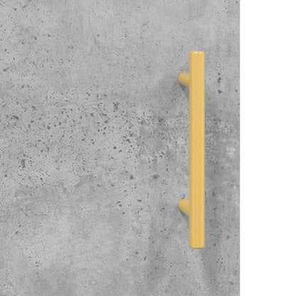 Scrivania Grigio Cemento 140x50x75 cm in Legno Multistrato - homemem39