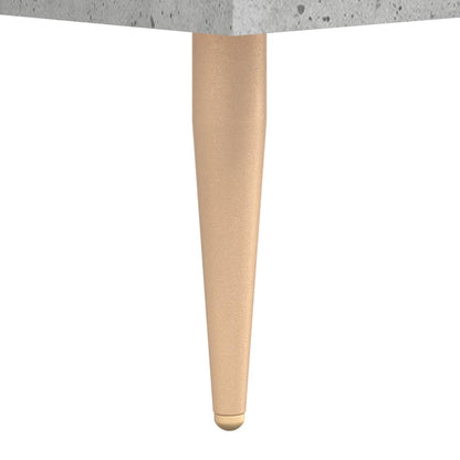 Scrivania Grigio Cemento 140x50x75 cm in Legno Multistrato - homemem39