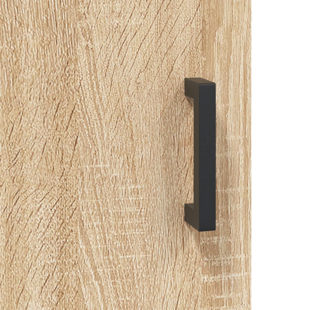 Scrivania Rovere Sonoma 140x50x75 cm in Legno Multistrato - homemem39