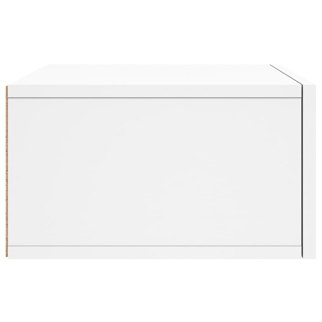 Comodini a Muro 2 pz Bianchi 35x35x20 cm | homemem39