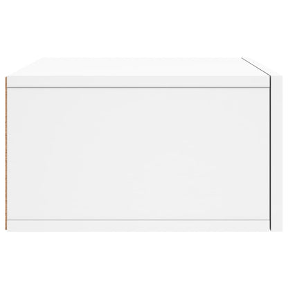 Comodini a Muro 2 pz Bianchi 35x35x20 cm | homemem39