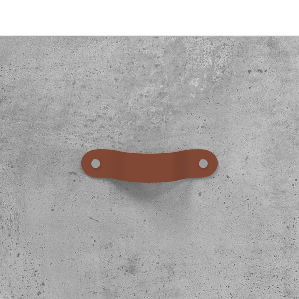 Comodino a Muro Grigio Cemento 35x35x20 cm | homemem39
