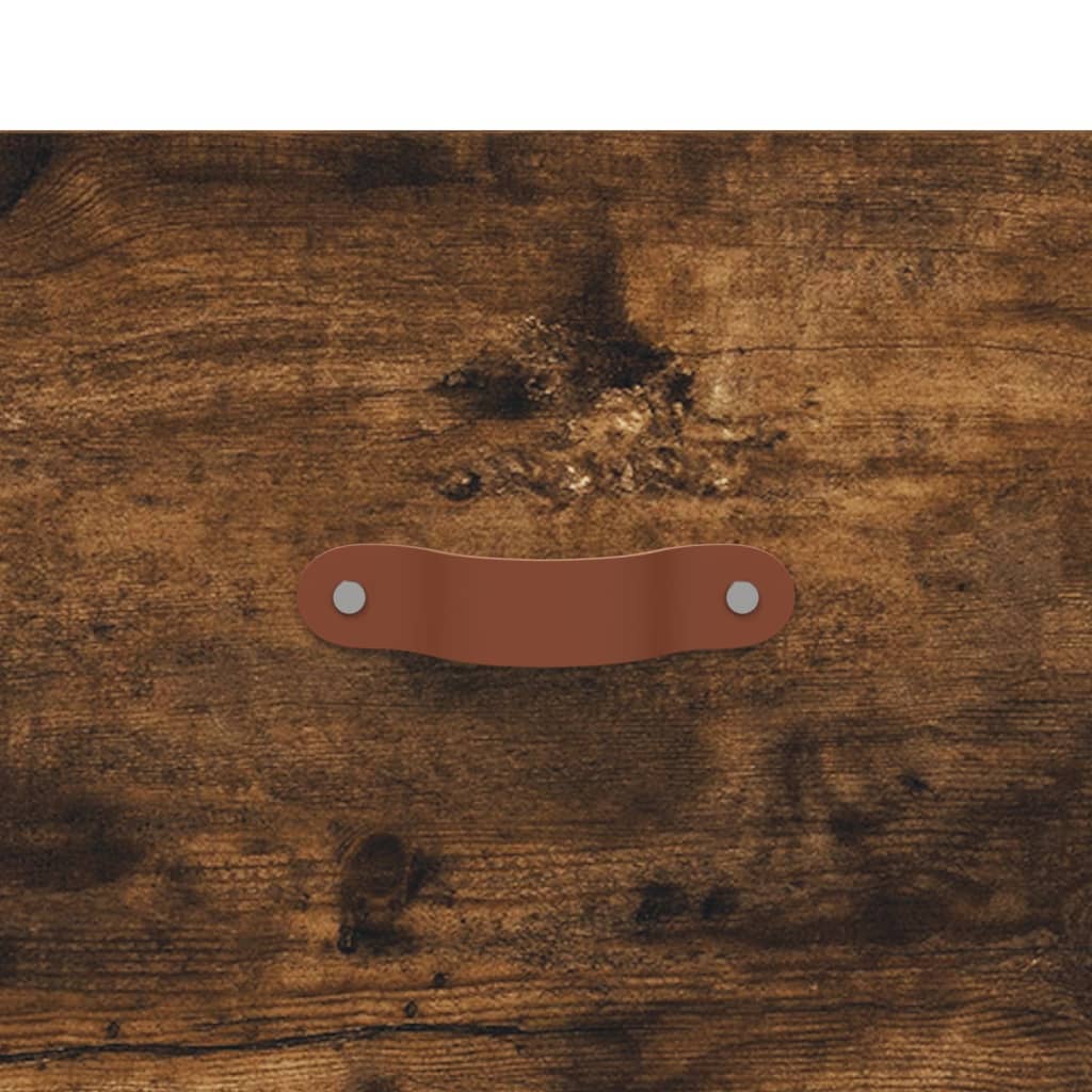 Comodino a Muro Rovere Fumo 35x35x20 cm | homemem39