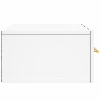Comodino a Muro Bianco 35x35x20 cm | homemem39