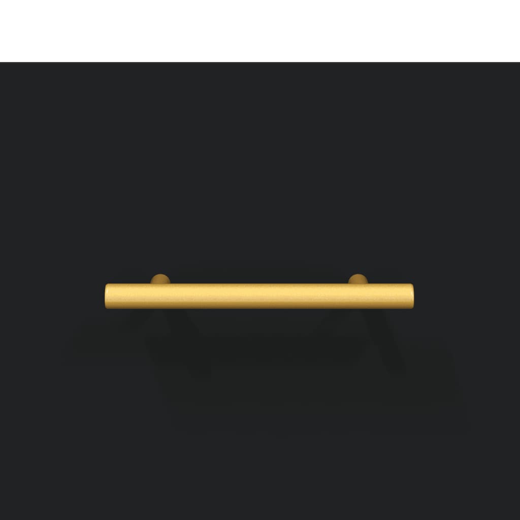 Comodino a Muro Nero 35x35x20 cm - homemem39