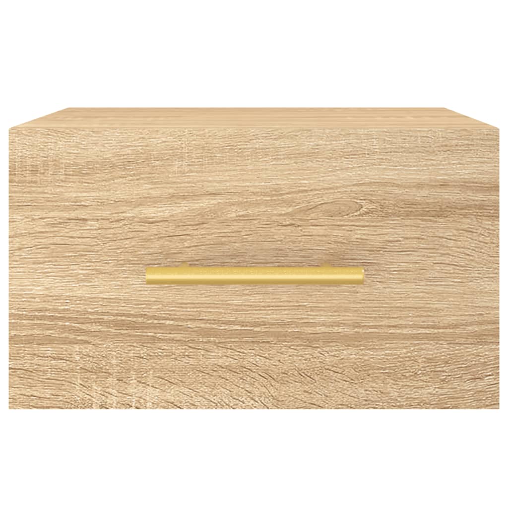 Comodino a Muro Rovere Sonoma 35x35x20 cm | homemem39