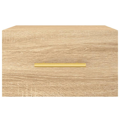 Comodino a Muro Rovere Sonoma 35x35x20 cm | homemem39