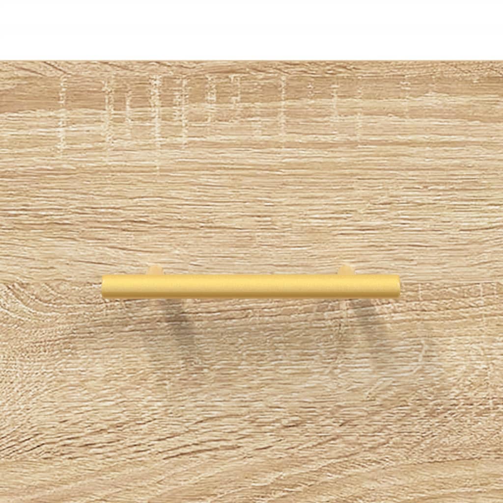 Comodino a Muro Rovere Sonoma 35x35x20 cm | homemem39