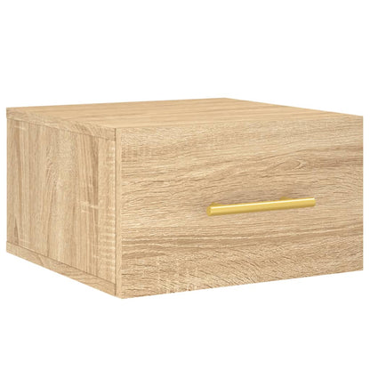 Comodini a Muro 2 pz Rovere Sonoma 35x35x20 cm | homemem39