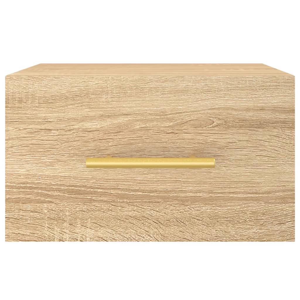 Comodini a Muro 2 pz Rovere Sonoma 35x35x20 cm | homemem39