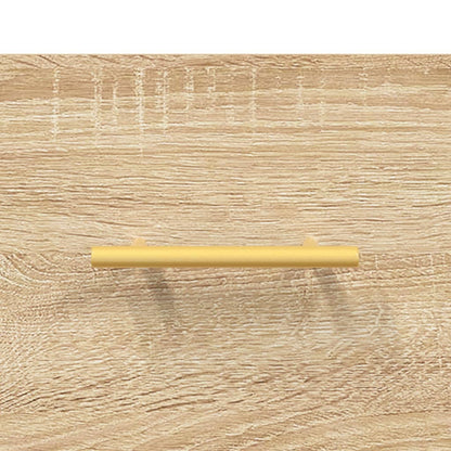 Comodini a Muro 2 pz Rovere Sonoma 35x35x20 cm | homemem39