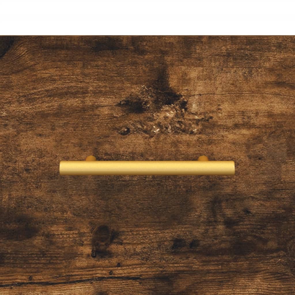 Comodino a Muro Rovere Fumo 35x35x20 cm | homemem39