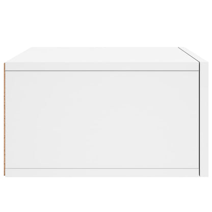 Comodino a Muro Bianco 35x35x20 cm | homemem39