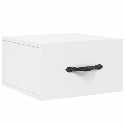 Comodini a Muro 2 pz Bianchi 35x35x20 cm - homemem39
