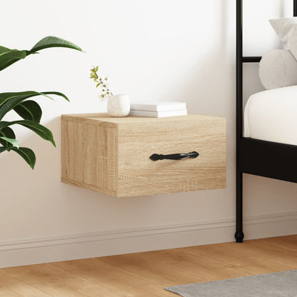 Comodino a Muro Rovere Sonoma 35x35x20 cm | homemem39