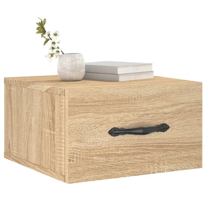 Comodini a Muro 2 pz Rovere Sonoma 35x35x20 cm | homemem39