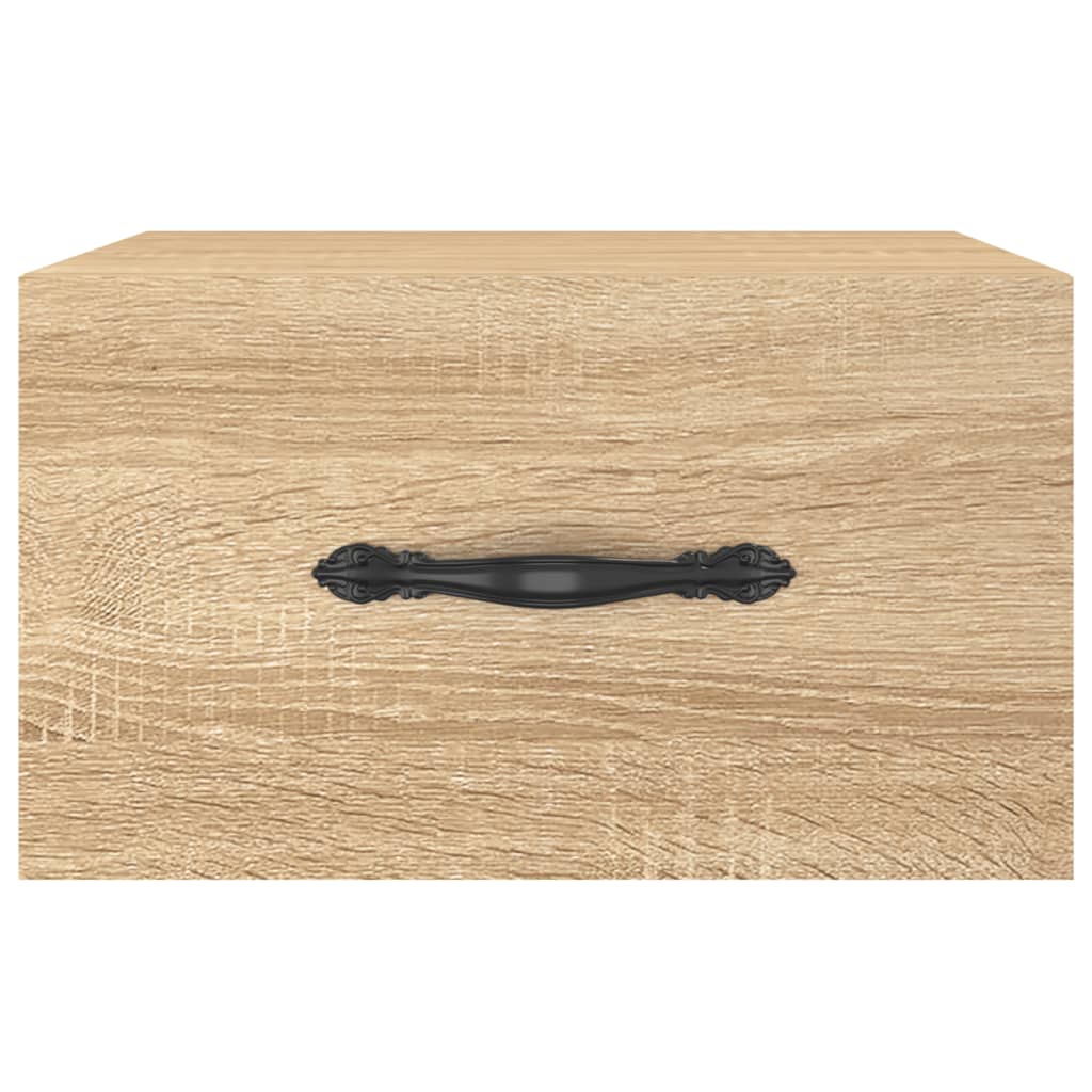 Comodini a Muro 2 pz Rovere Sonoma 35x35x20 cm | homemem39