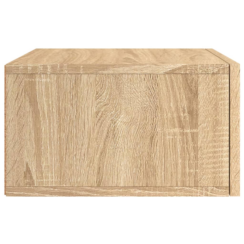 Comodini a Muro 2 pz Rovere Sonoma 35x35x20 cm | homemem39