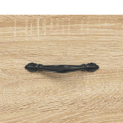 Comodini a Muro 2 pz Rovere Sonoma 35x35x20 cm | homemem39