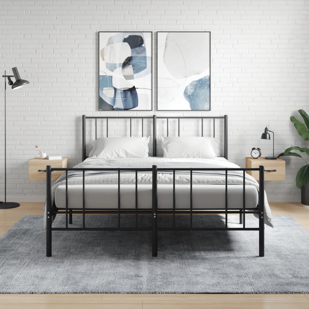 Comodini a Muro 2 pz Rovere Sonoma 35x35x20 cm | homemem39