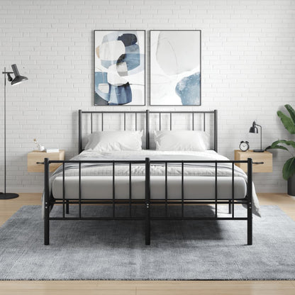 Comodini a Muro 2 pz Rovere Sonoma 35x35x20 cm | homemem39