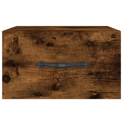 Comodino a Muro Rovere Fumo 35x35x20 cm | homemem39
