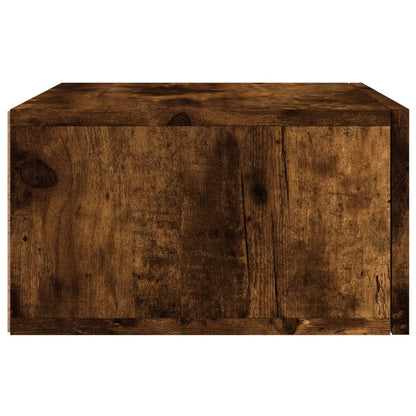 Comodini a Muro 2 pz Rovere Fumo 35x35x20 cm | homemem39