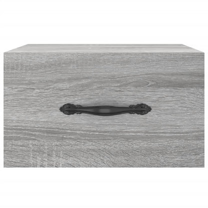 Comodini a Muro 2 pz Grigio Sonoma 35x35x20 cm | homemem39