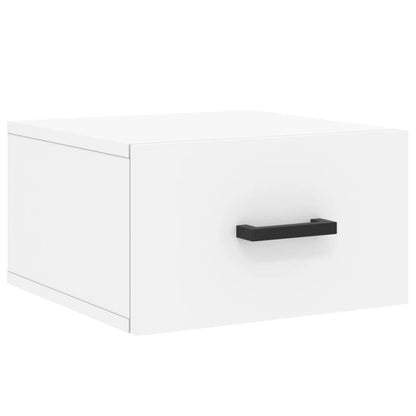 Comodino a Muro Bianco 35x35x20 cm | homemem39
