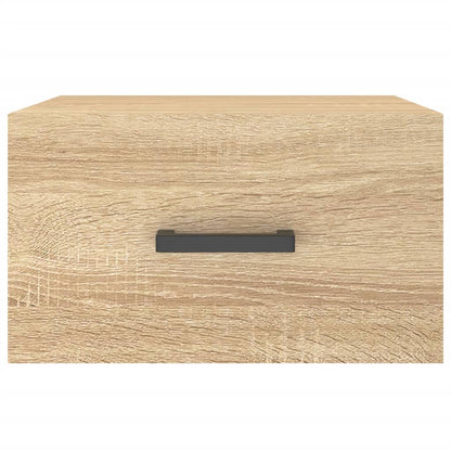 Comodino a Muro Rovere Sonoma 35x35x20 cm | homemem39