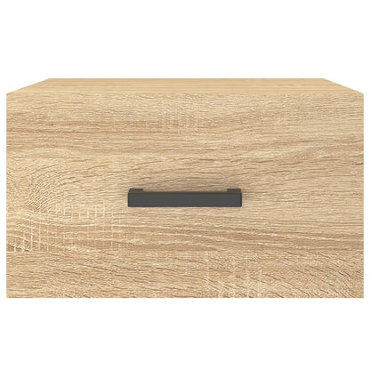 Comodini a Muro 2 pz Rovere Sonoma 35x35x20 cm | homemem39