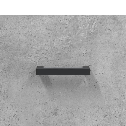 Comodino a Muro Grigio Cemento 35x35x20 cm - homemem39
