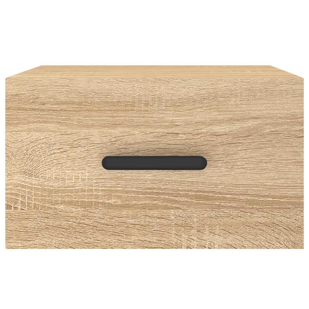Comodino a Muro Rovere Sonoma 35x35x20 cm | homemem39
